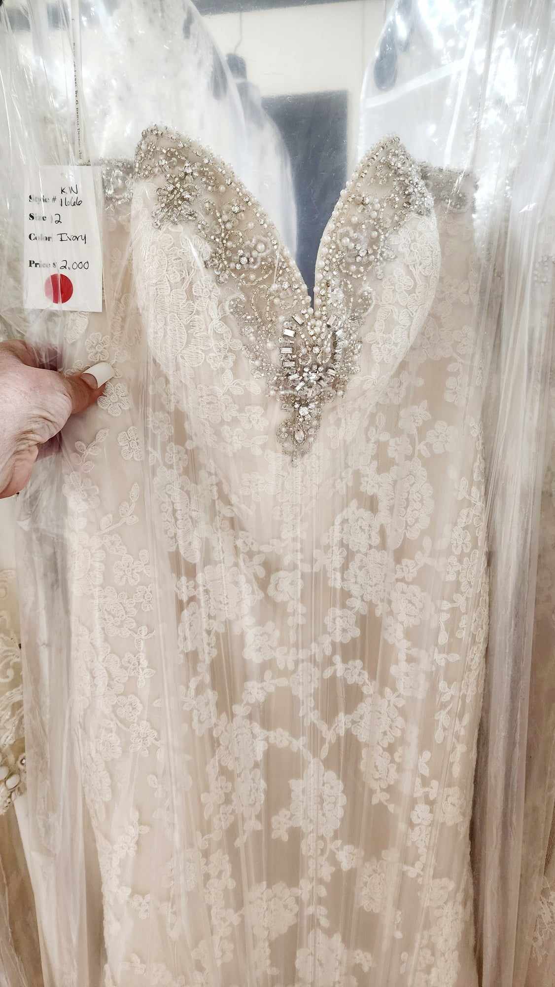 Kenneth Winston wedding dress style 1666