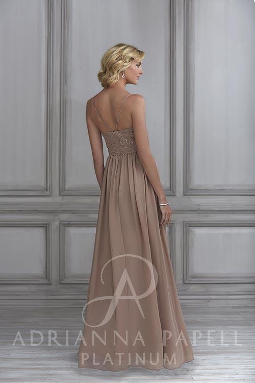 Adrianna Papell long chiffon formal dress 40120 size 24W