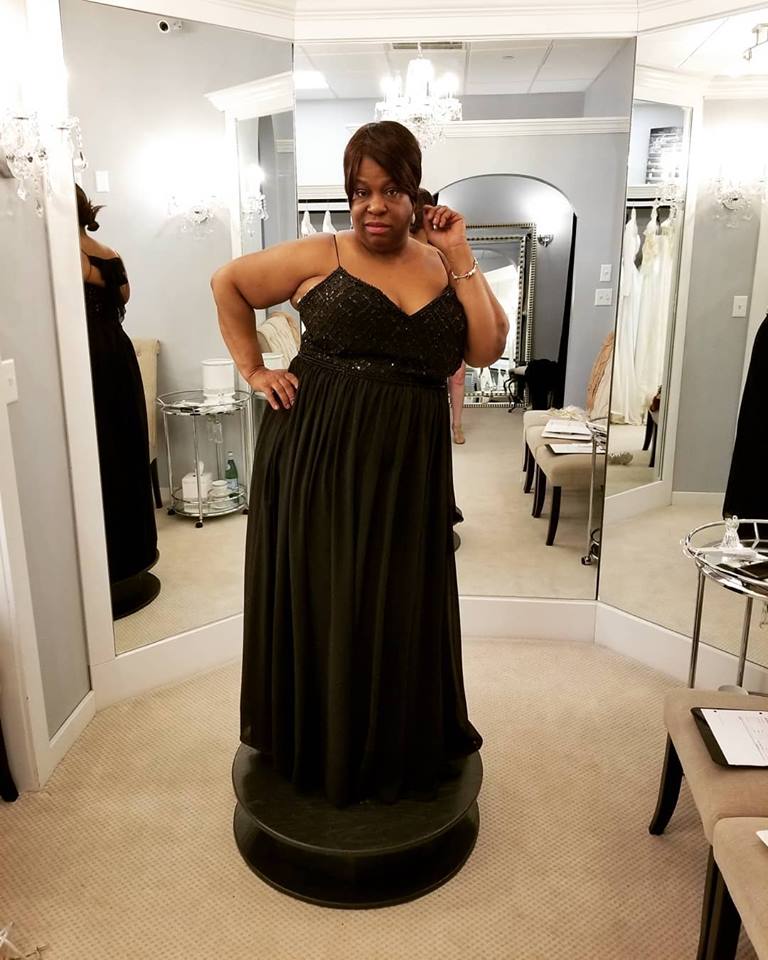 Adrianna Papell long chiffon dress 40290 size 24W