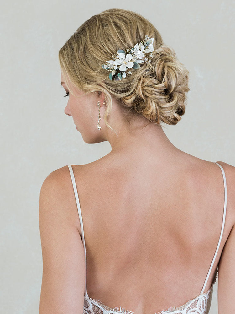 Bridal hair comb style 6836