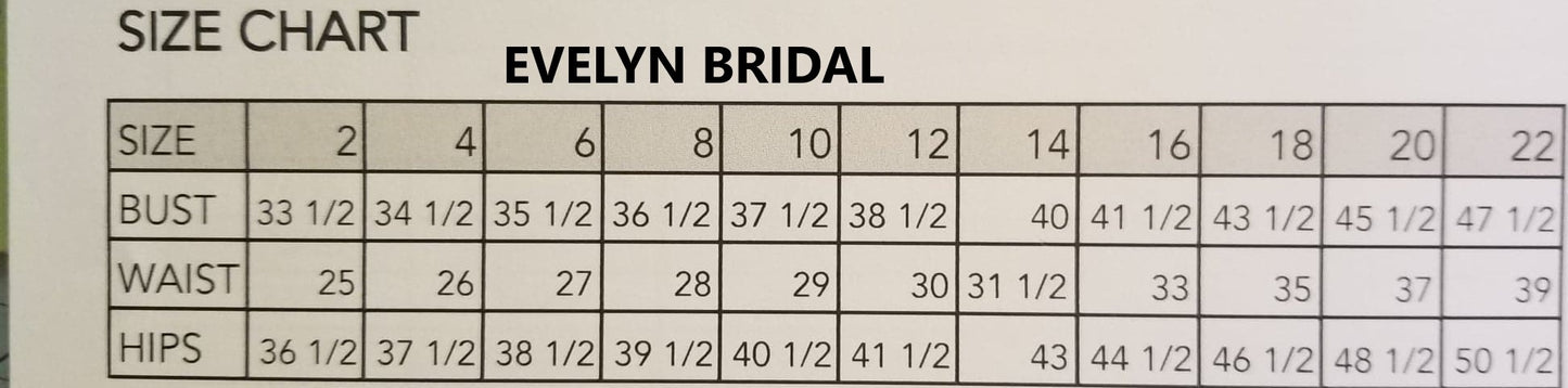 Evelyn Bridal wedding dress 18949