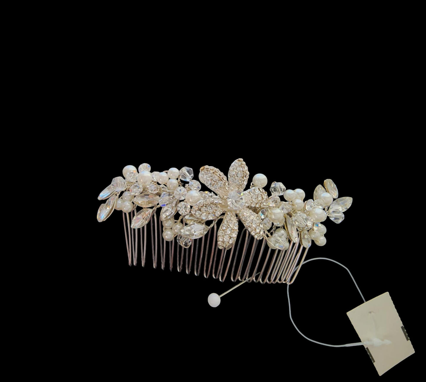 Bridal crystal hair comb A8774SL