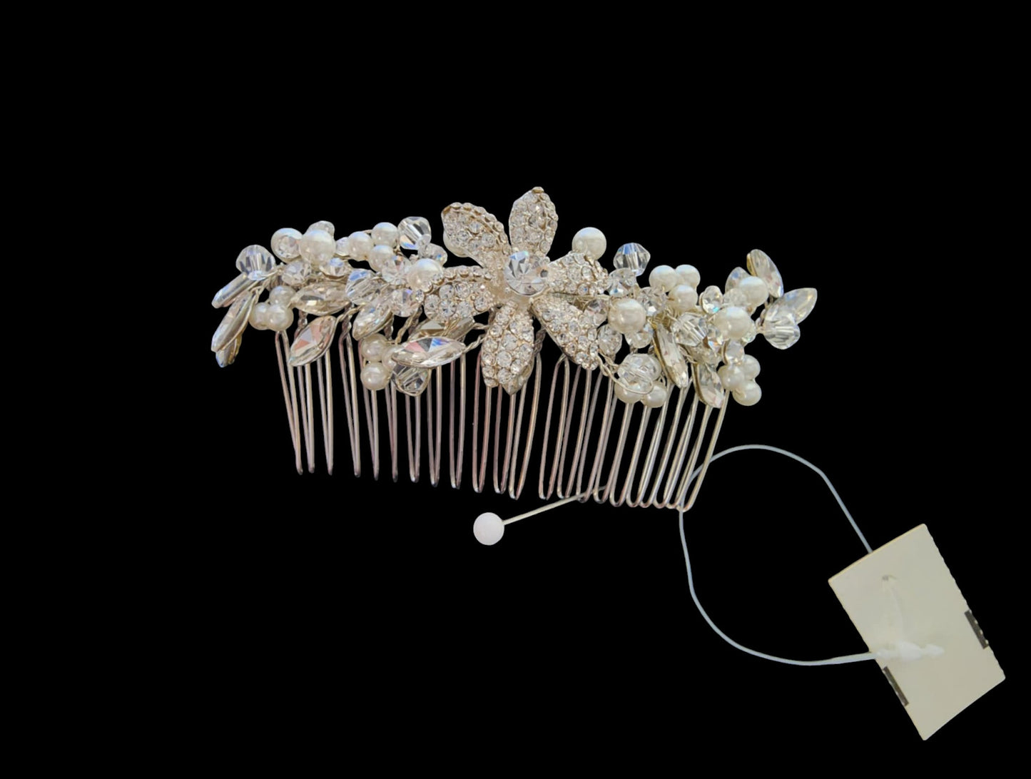 Bridal crystal hair comb A8774SL