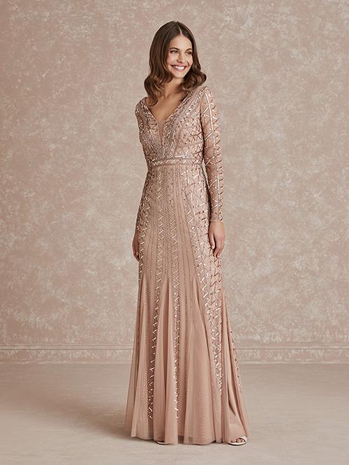 Adriana Papell long beaded dress 40283 size 18