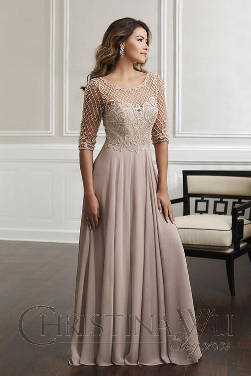 Christina Wu Elegance 17913 mother-of-the-bride dress size 16
