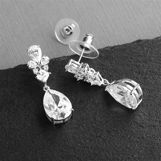 Crystal teardrop earrings 4591E