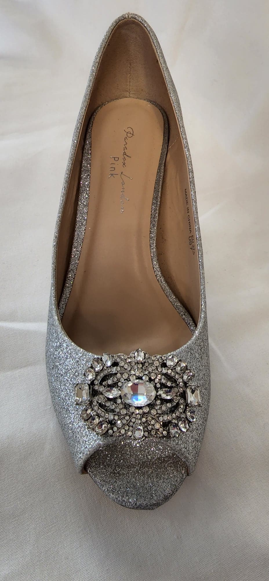 Paradox London Shoe Prunella Silver size 7