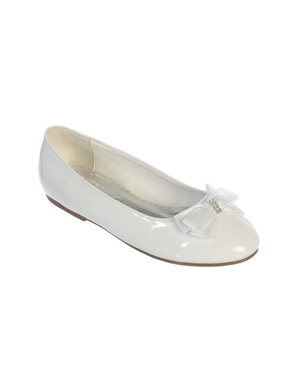 Girls Flat White Shoe size 9