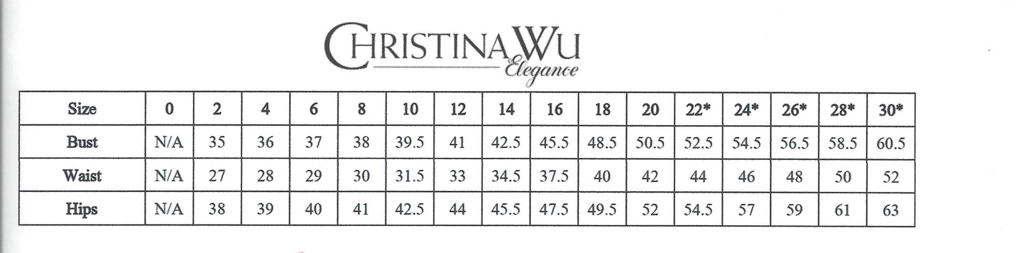 Christina Wu Plus Size 24 style 17901
